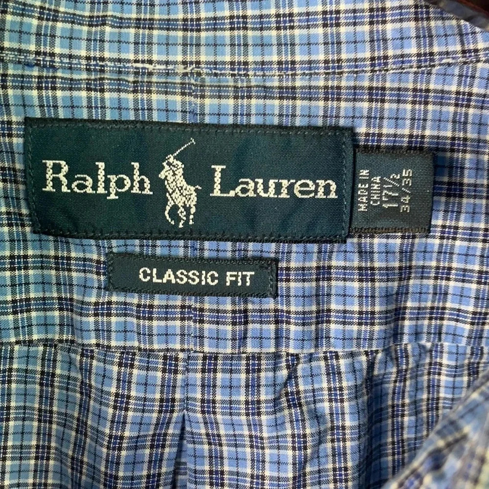 Blue Ralph Lauren Button Up XL - Picture 3 of 3